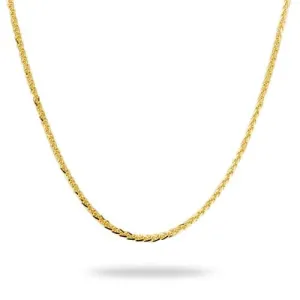 24" Adjustable 1.4mm Espiga Chain in Gold