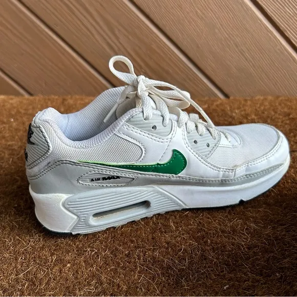 4Y Nike Air Max 90 GS Multi Swoosh White Malachite Red DV3032-100