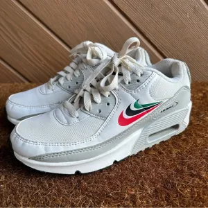 4Y Nike Air Max 90 GS Multi Swoosh White Malachite Red DV3032-100