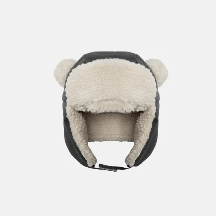 7AM Benji Sherpa Cub Hat with Ears - Smokey