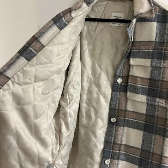 Abercrombie Wool Plaid Jacket 🧥