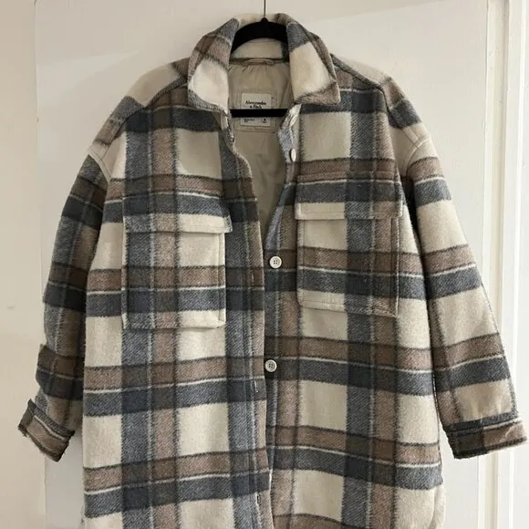 Abercrombie Wool Plaid Jacket 🧥