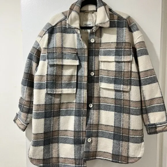 Abercrombie Wool Plaid Jacket 🧥