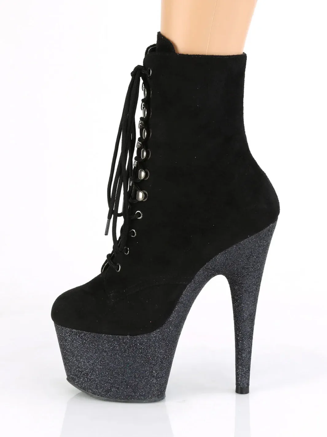 ADORE-1020FSMG - BLACK FAUX SUEDE ✰ PRE ORDER ✰