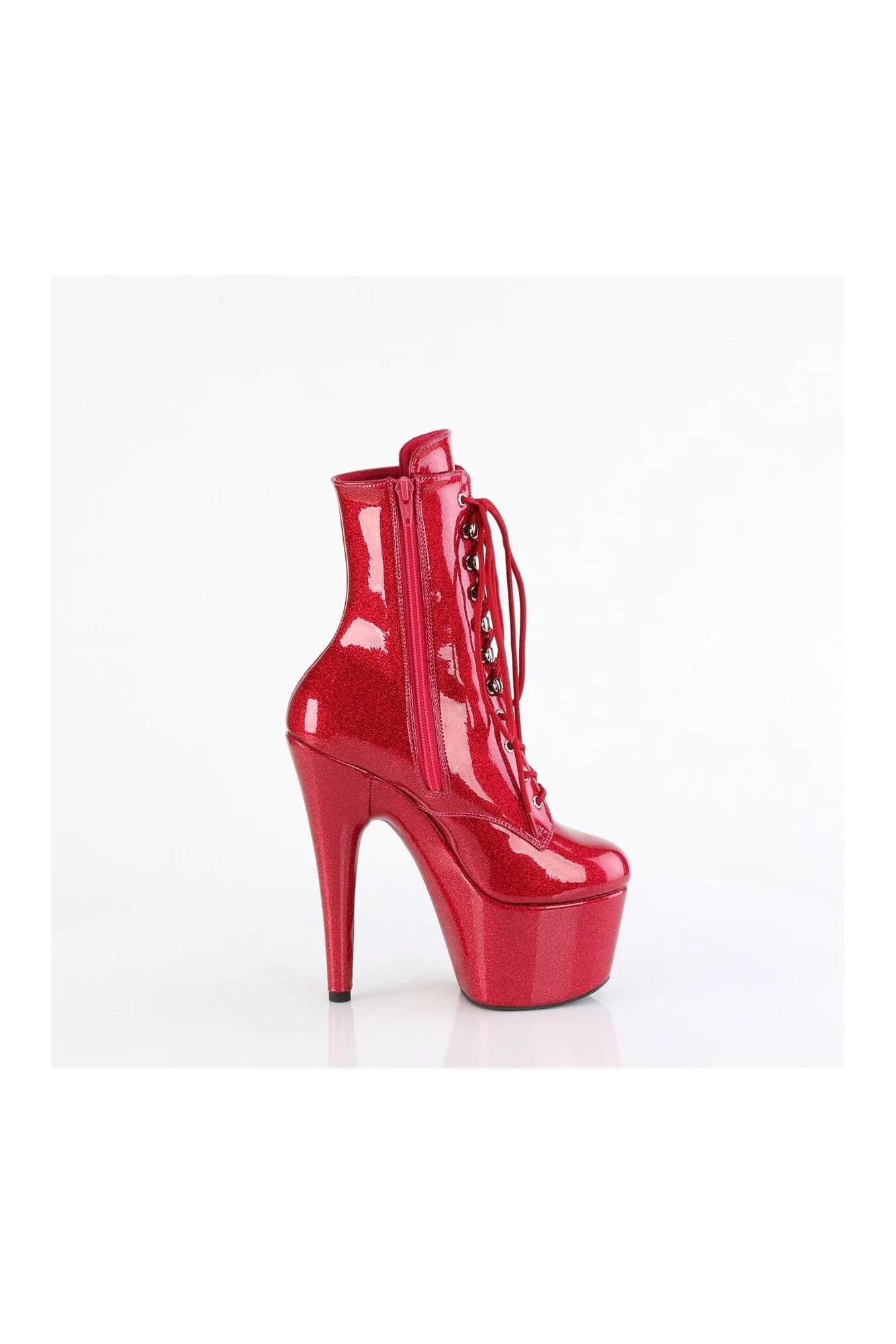 ADORE-1020GP Fuchsia Patent Ankle Boot