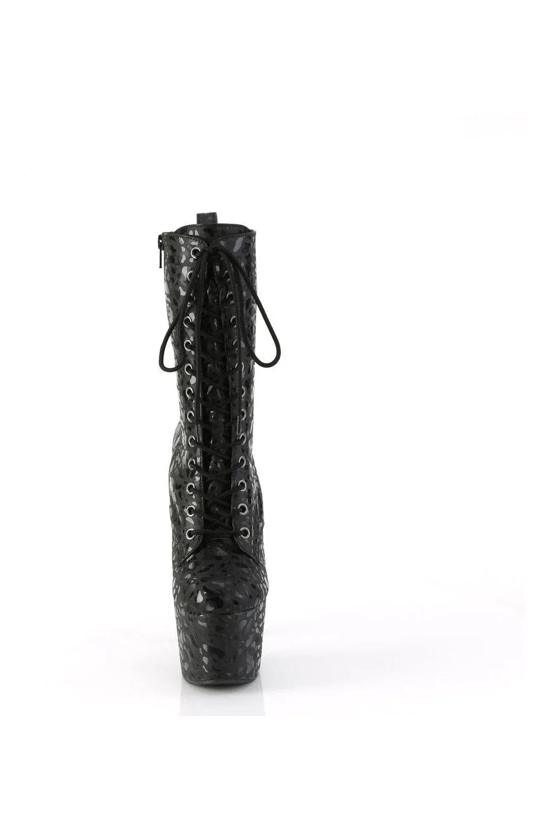 ADORE-1040LPH Black Faux Leather Ankle Boot