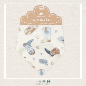 Angel Dear: Cowboy Boots Blue - Bandana Bib