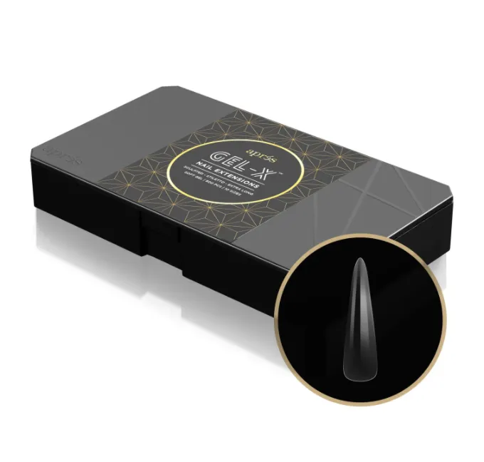APRES GEL-X TIPS - SCULPTED STILETTO EXTRA LONG Set 250 pcs