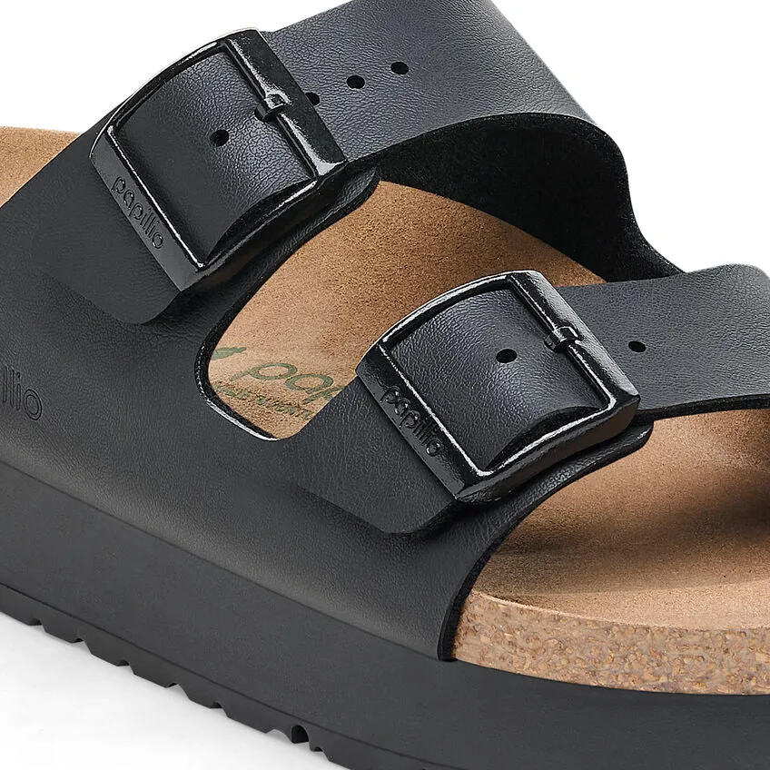 Arizona Platform Vegan - Black Birko-Flor||Arizona plateforme végane - Birko-flor noir