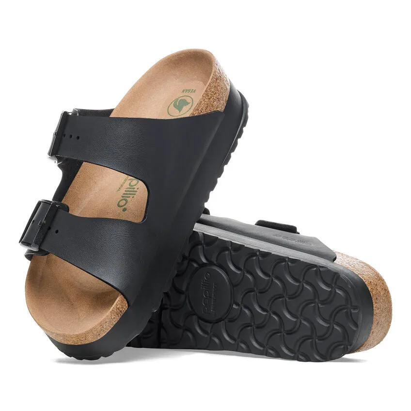 Arizona Platform Vegan - Black Birko-Flor||Arizona plateforme végane - Birko-flor noir