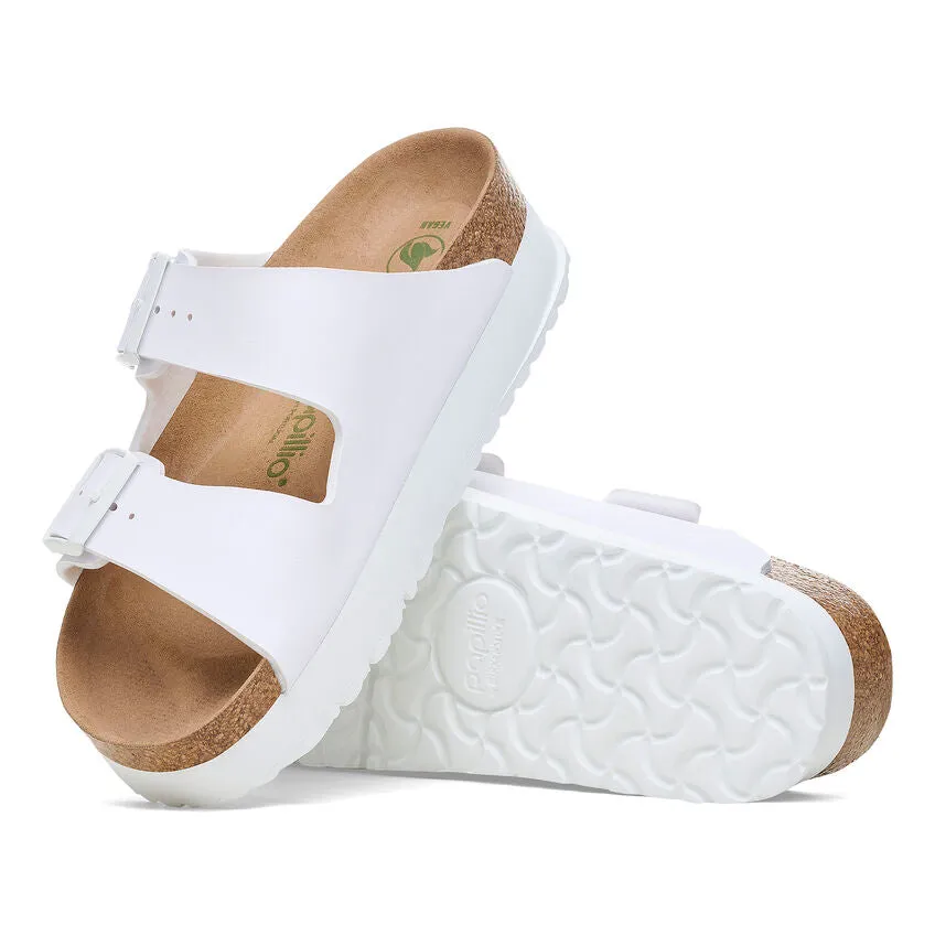 Arizona Platform Vegan - White Birko-Flor||Arizona plateforme végane - Birko-flor blanc