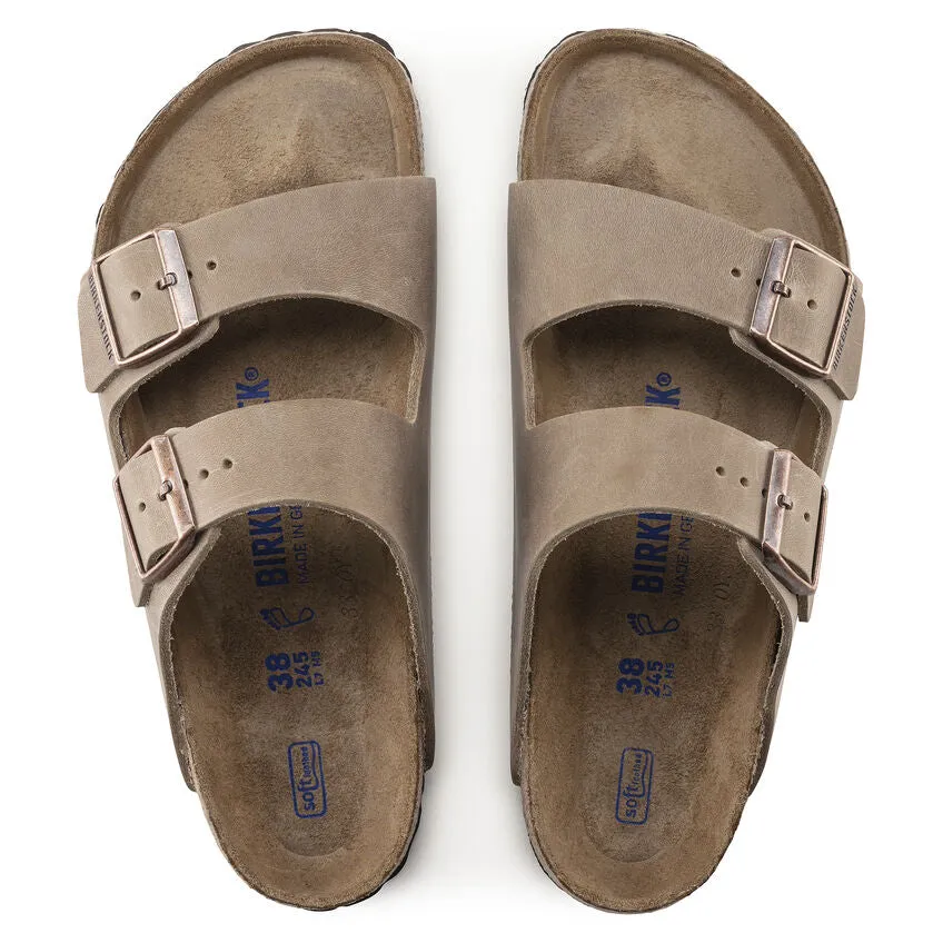 Arizona Soft - Tobacco Brown Oiled Leather||Arizona assise plantaire souple - Cuir huilé brun tabac