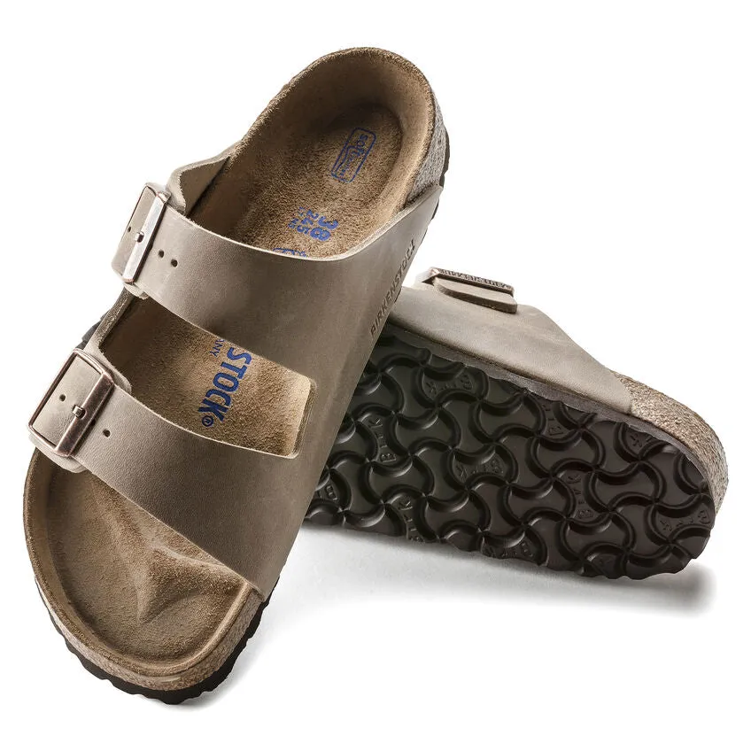 Arizona Soft - Tobacco Brown Oiled Leather||Arizona assise plantaire souple - Cuir huilé brun tabac