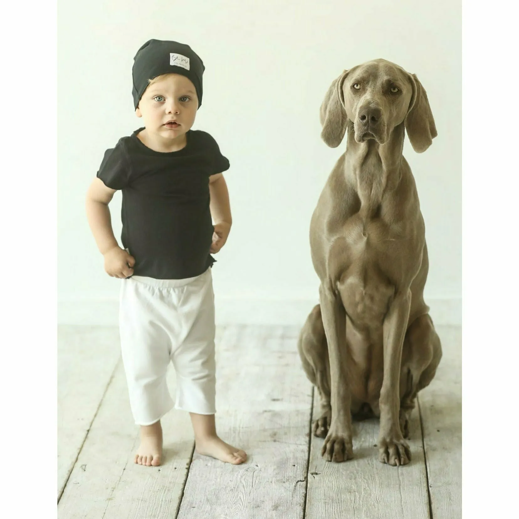 Asher  Baby Tee Black