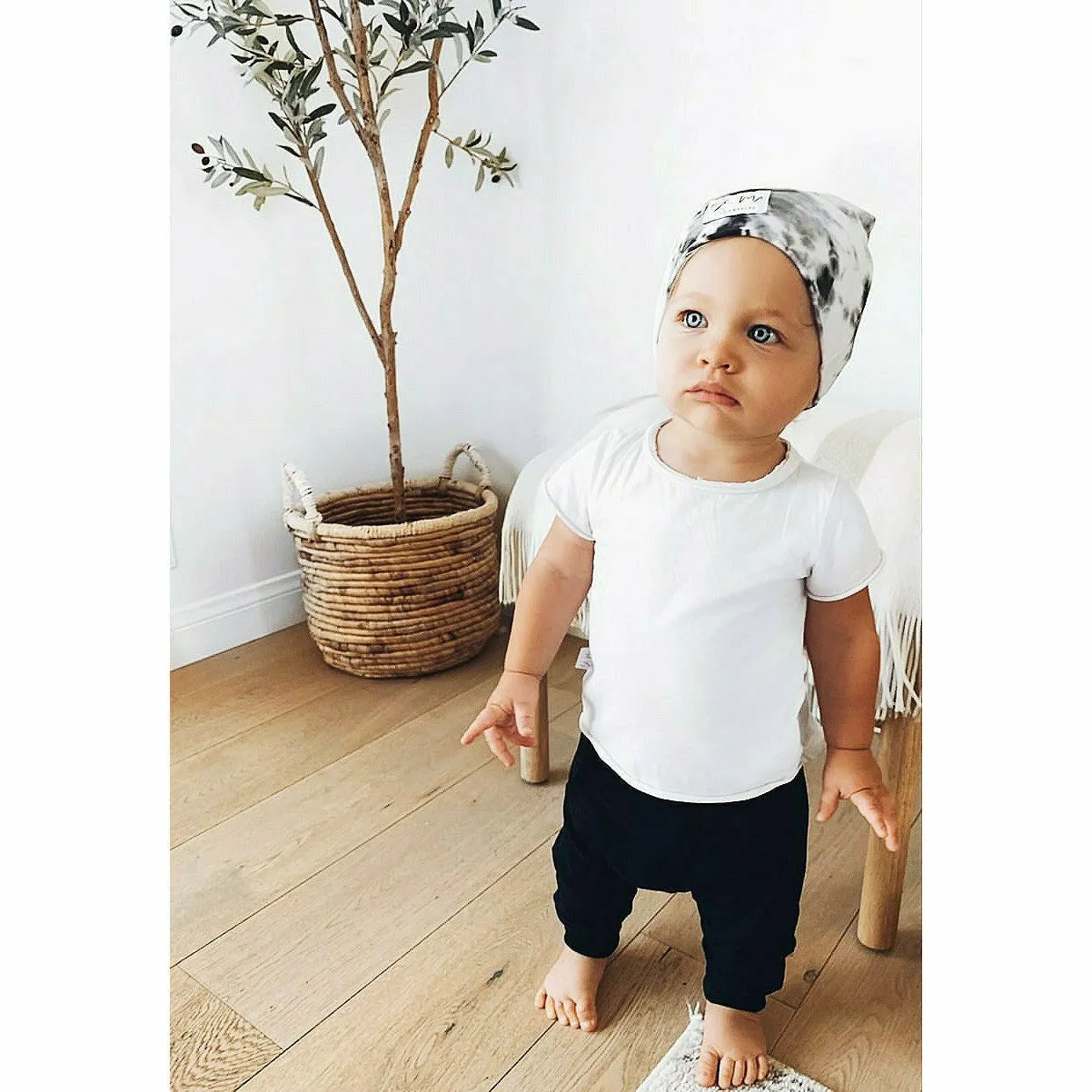 Asher  Baby Tee Black