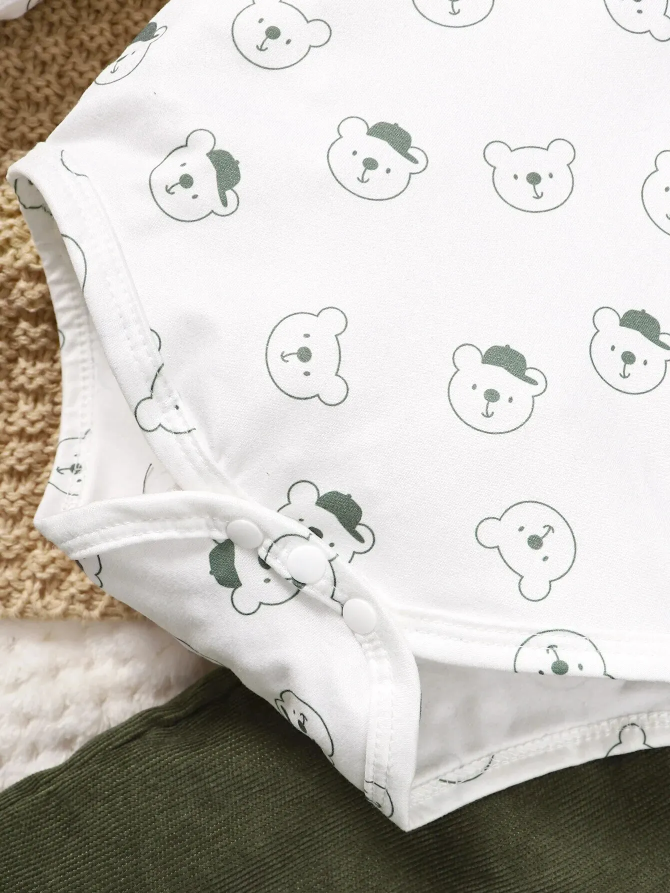 Baby Bear Overalls Set (2pc)