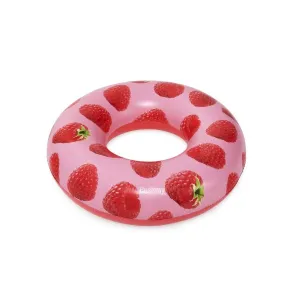 Bestway 47"/ 1.19M Scentsational Raspberry Swim Ring (Contents:1 swim tube, repair patch.)