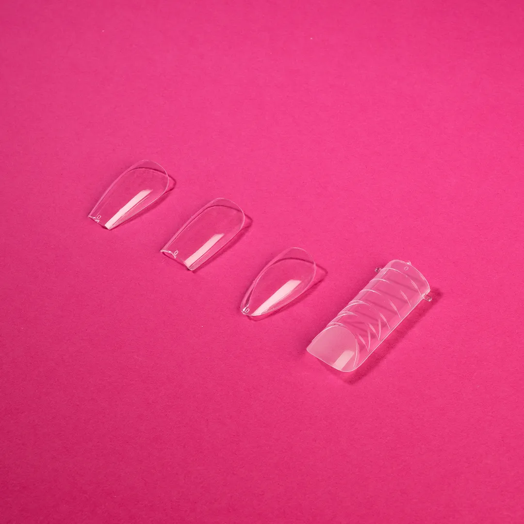 BlinkTips - Almond, 240 pcs Full-Cover Tips