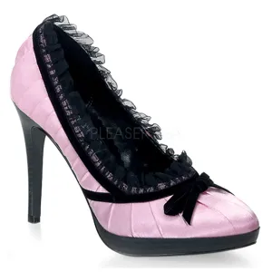BLISS-38  Pink-Black Satin
