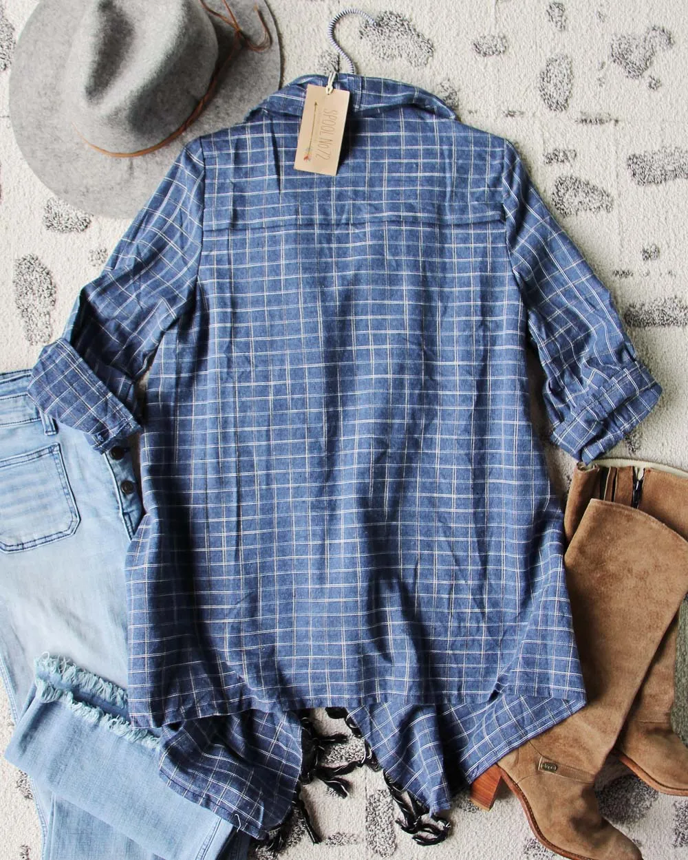 Boyfriend Fringe Cardigan