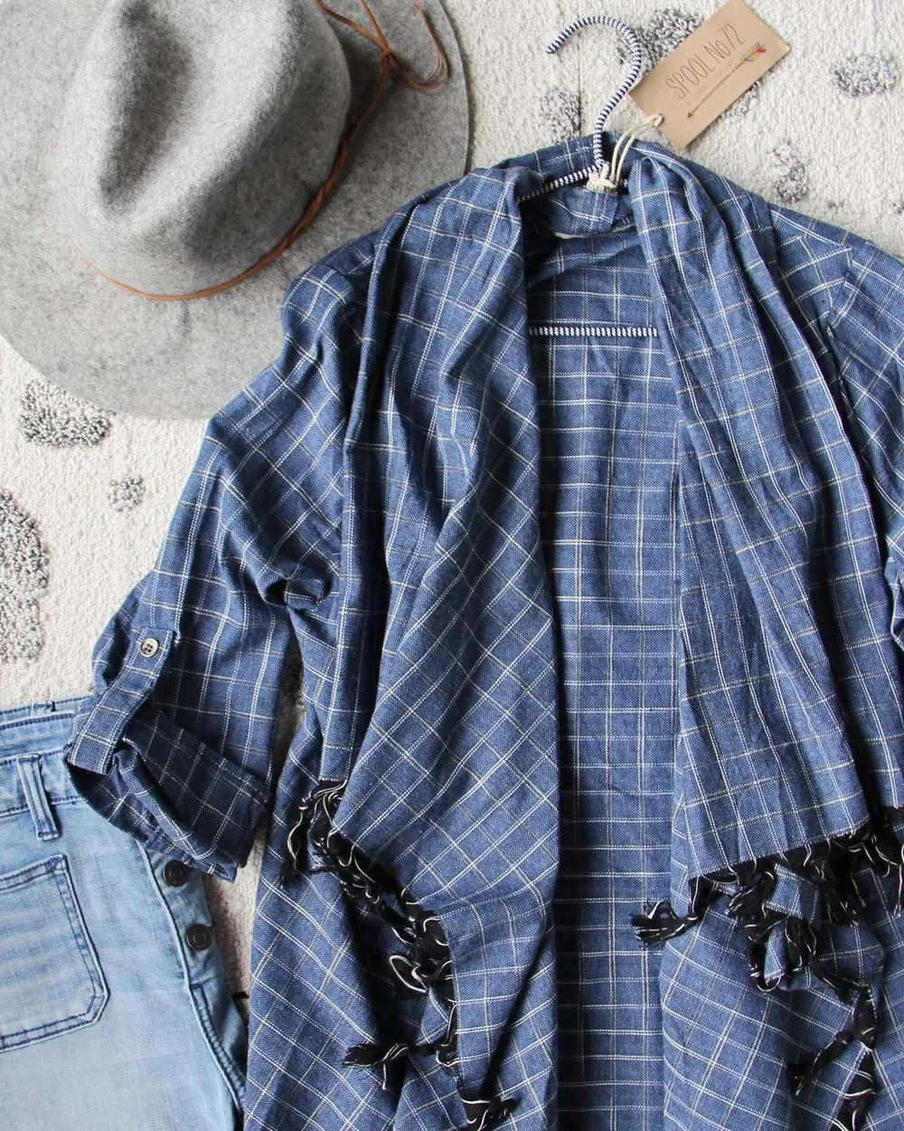 Boyfriend Fringe Cardigan