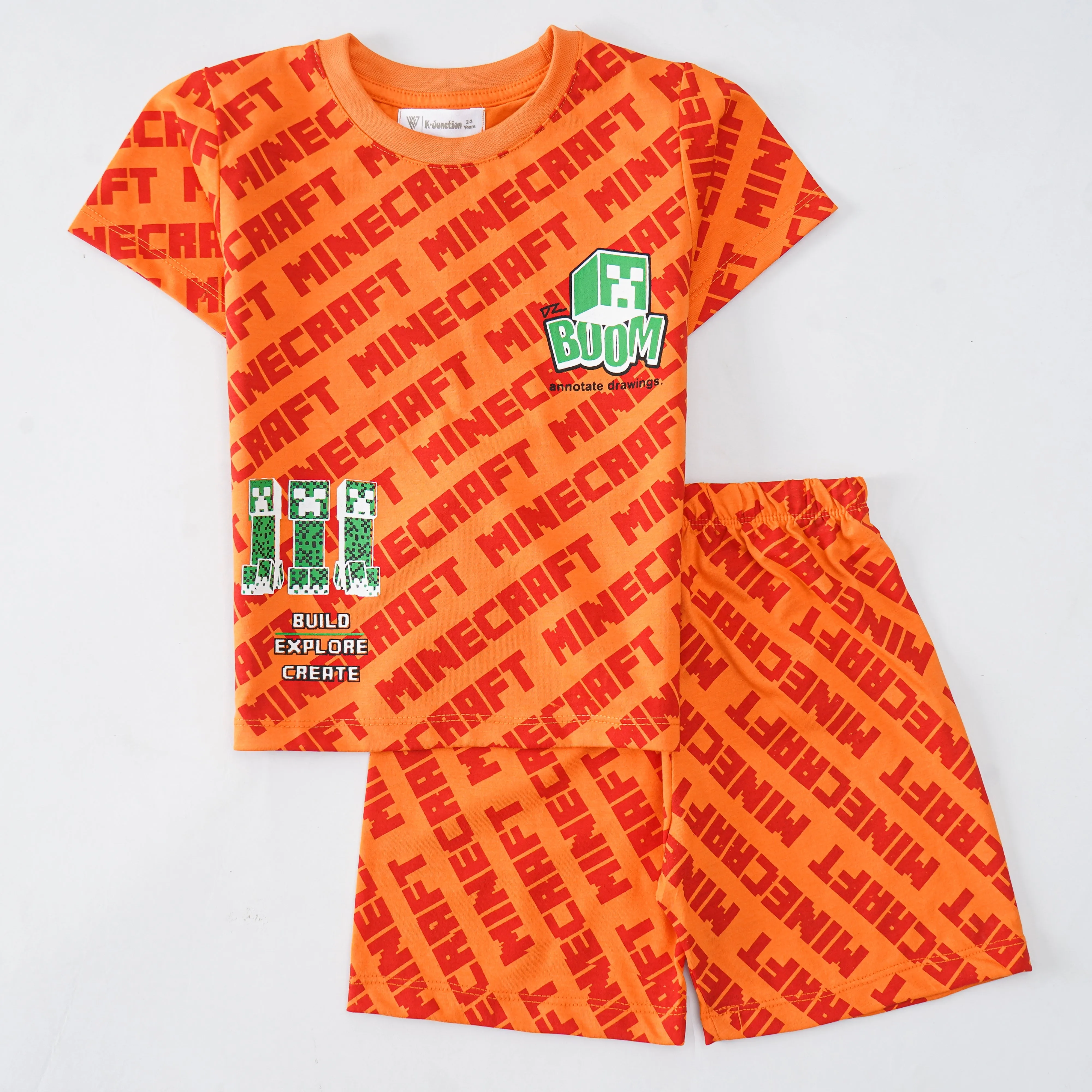 Boys Half Sleeves 2 Piece Suit (8288)