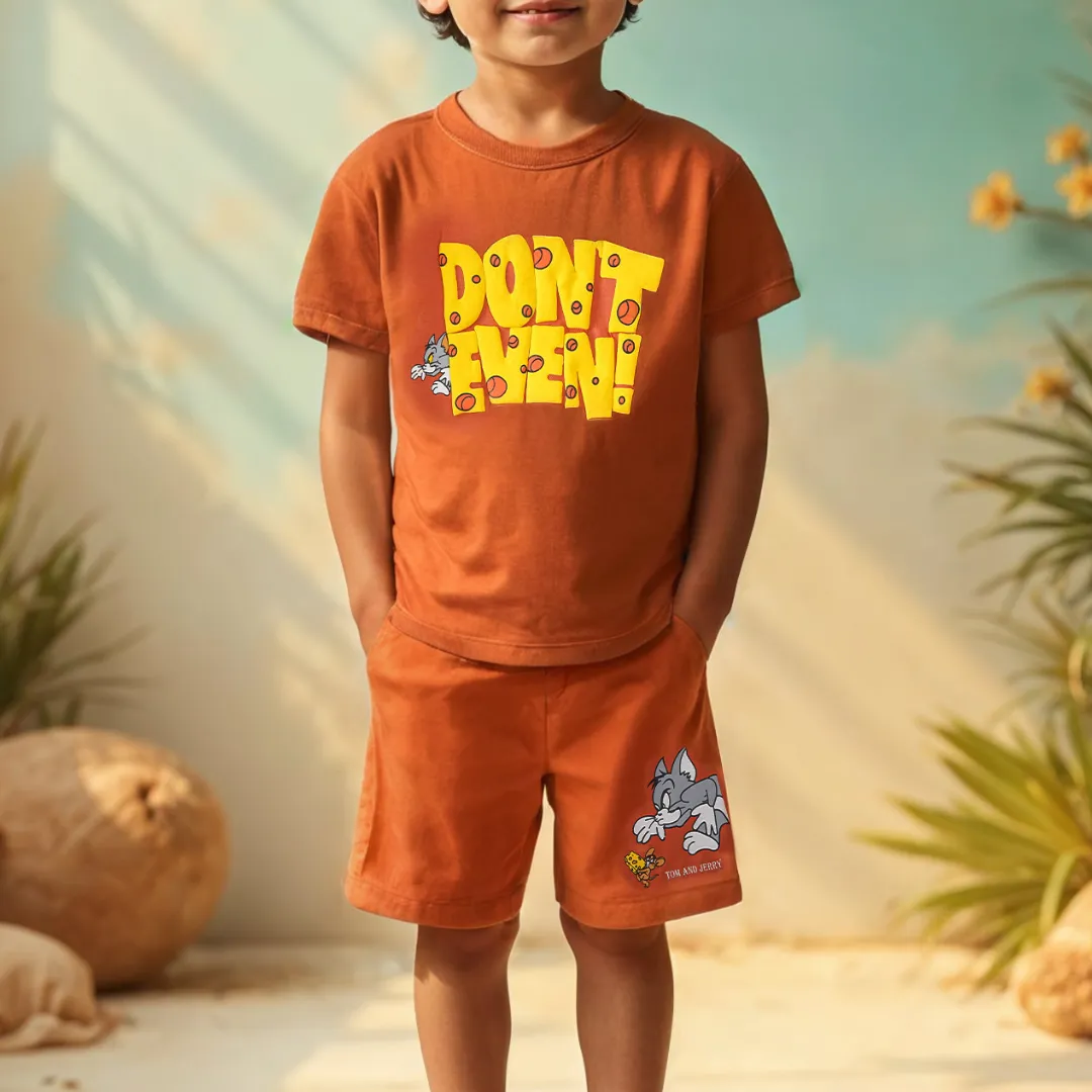 Boys Half Sleeves 2 Piece Suit (8290)