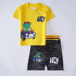 Boys Half Sleeves 2 Piece Suit (Hey)