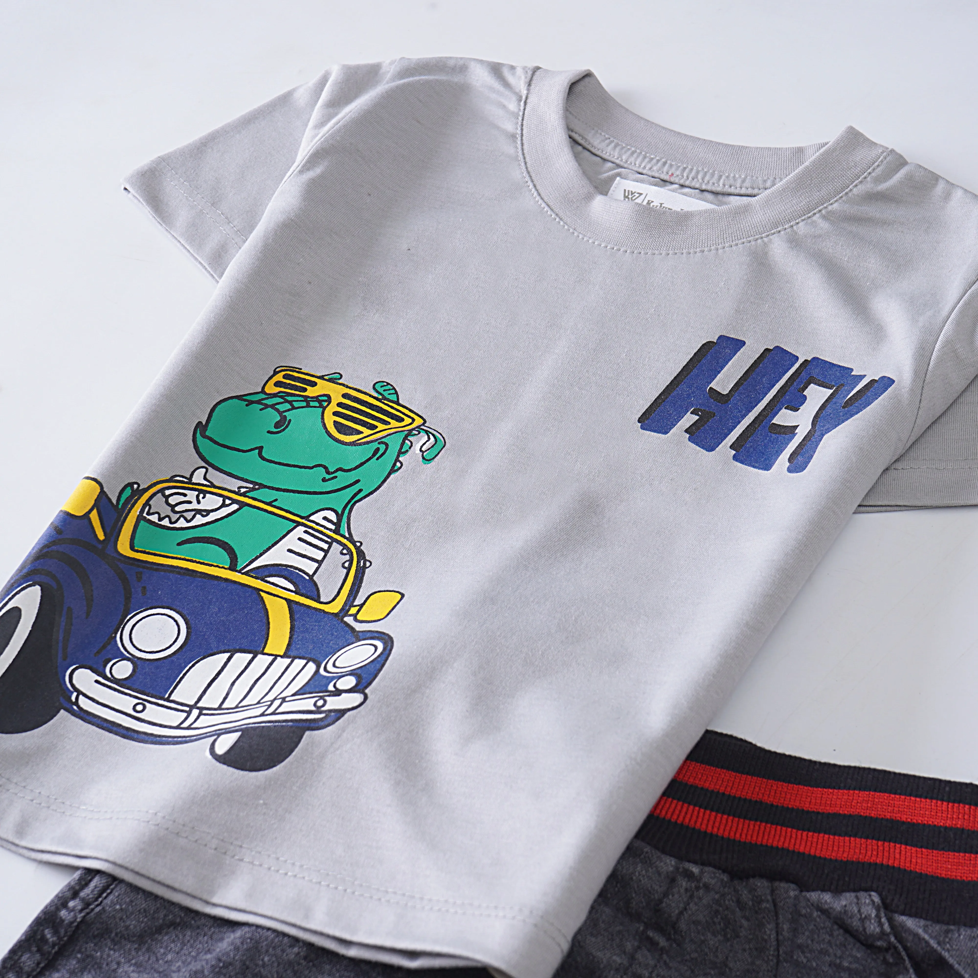 Boys Half Sleeves 2 Piece Suit (Hey)