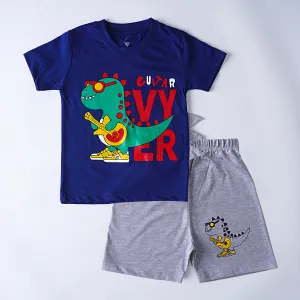 Boys Half Sleeves 2 Piece Suit