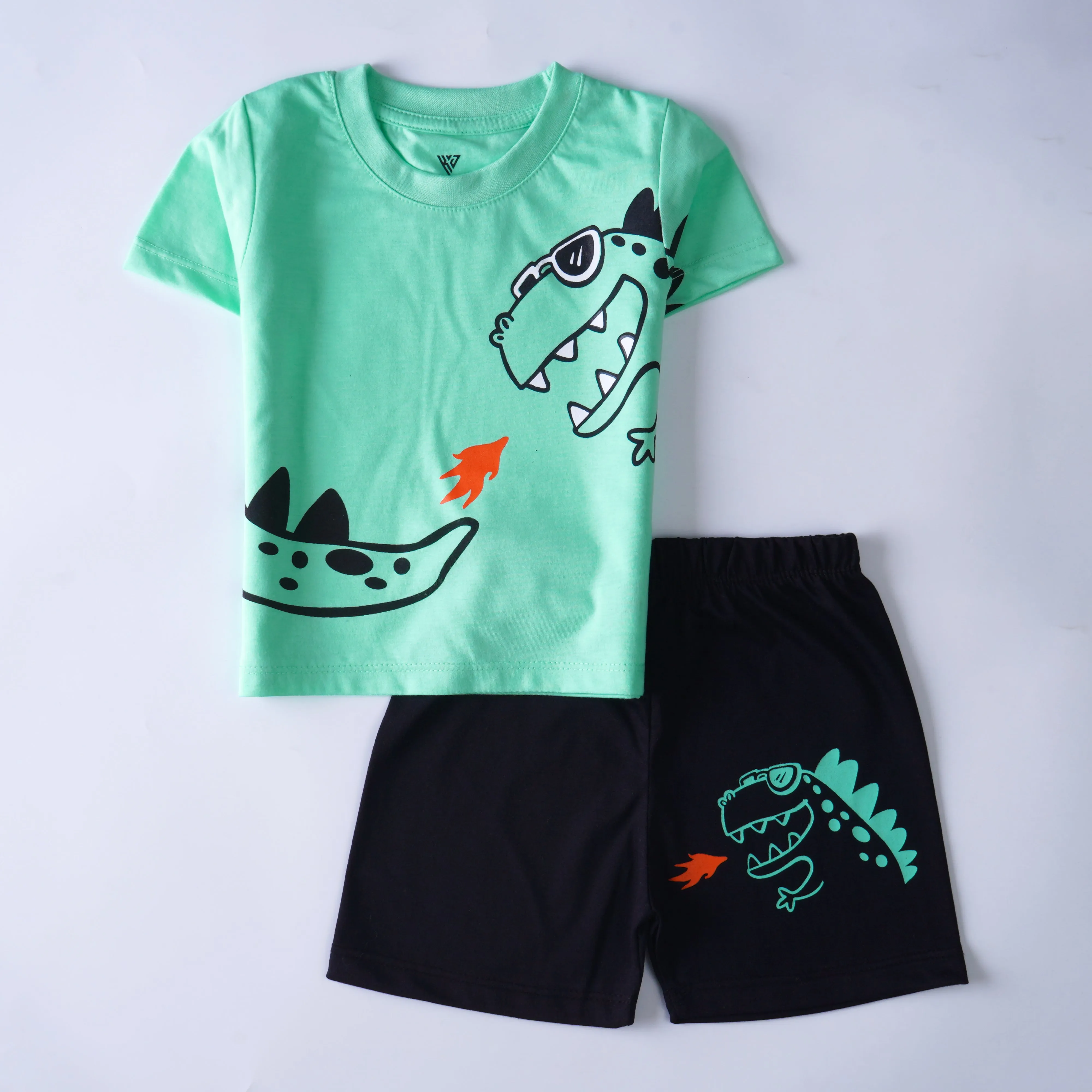 Boys Half Sleeves 2 Piece Suit