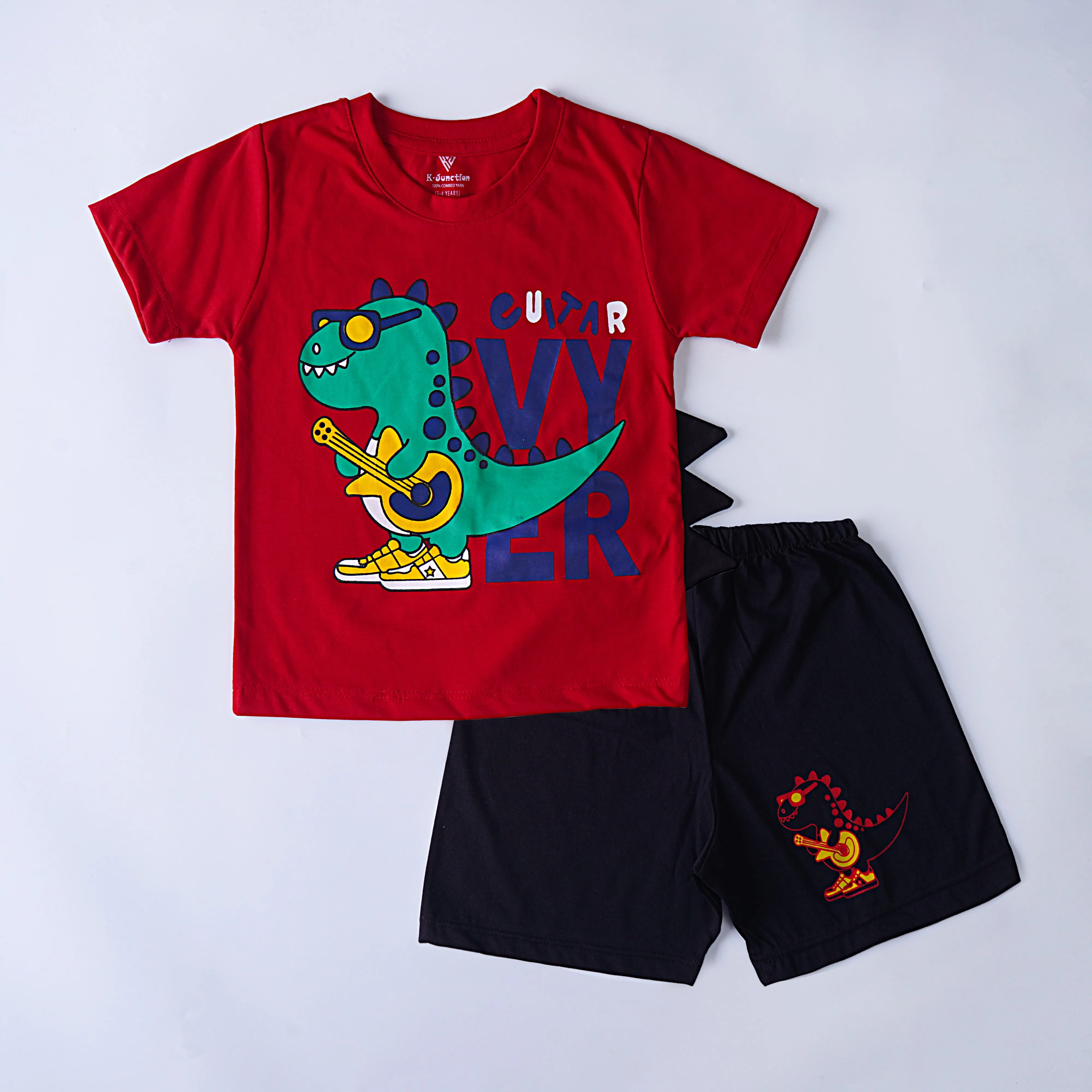 Boys Half Sleeves 2 Piece Suit