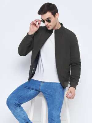 Camla Barcelona Olive Green Bomber Jacket