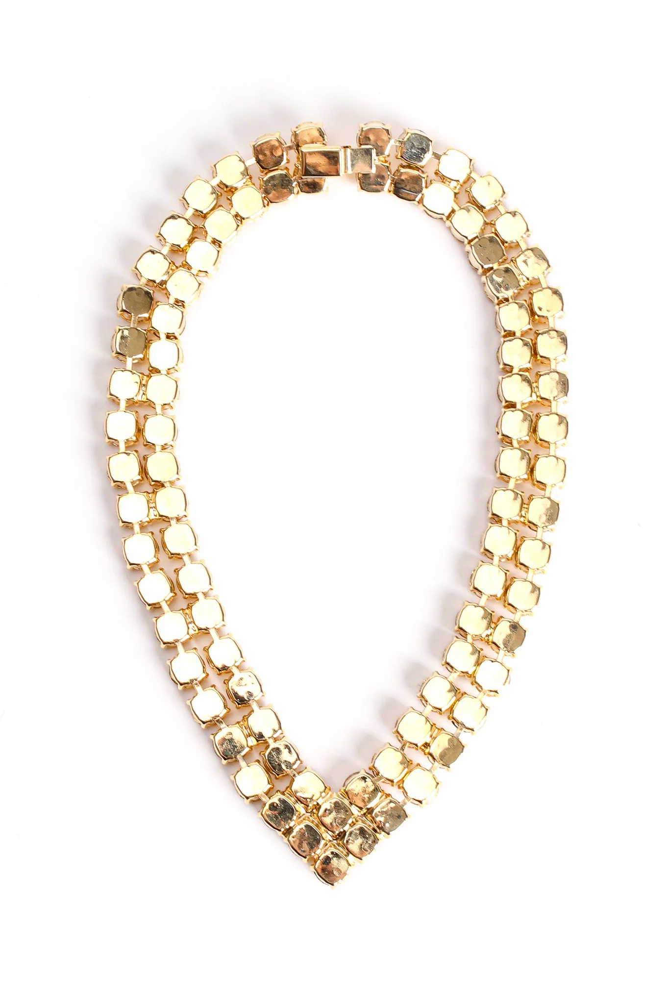 Chunky Canary Crystal Pointed Collar