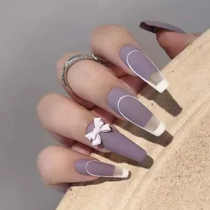 Coffin Matte gray butterfly