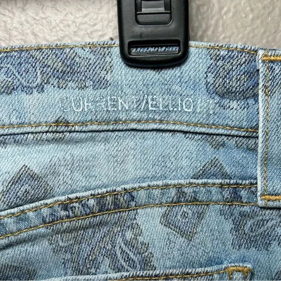 Current Elliott The Stiletto Vintage Paisley ankle skinny jeans women’s size 28