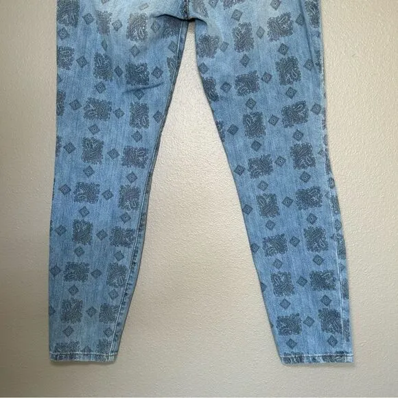 Current Elliott The Stiletto Vintage Paisley ankle skinny jeans women’s size 28
