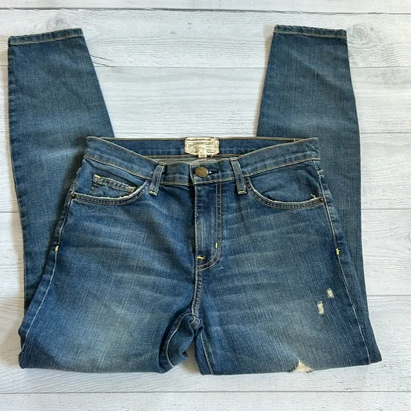 Current/Elliot‎ The High Waist Stiletto Skinny Jeans 70s Sz 27