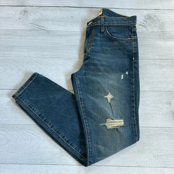 Current/Elliot‎ The High Waist Stiletto Skinny Jeans 70s Sz 27