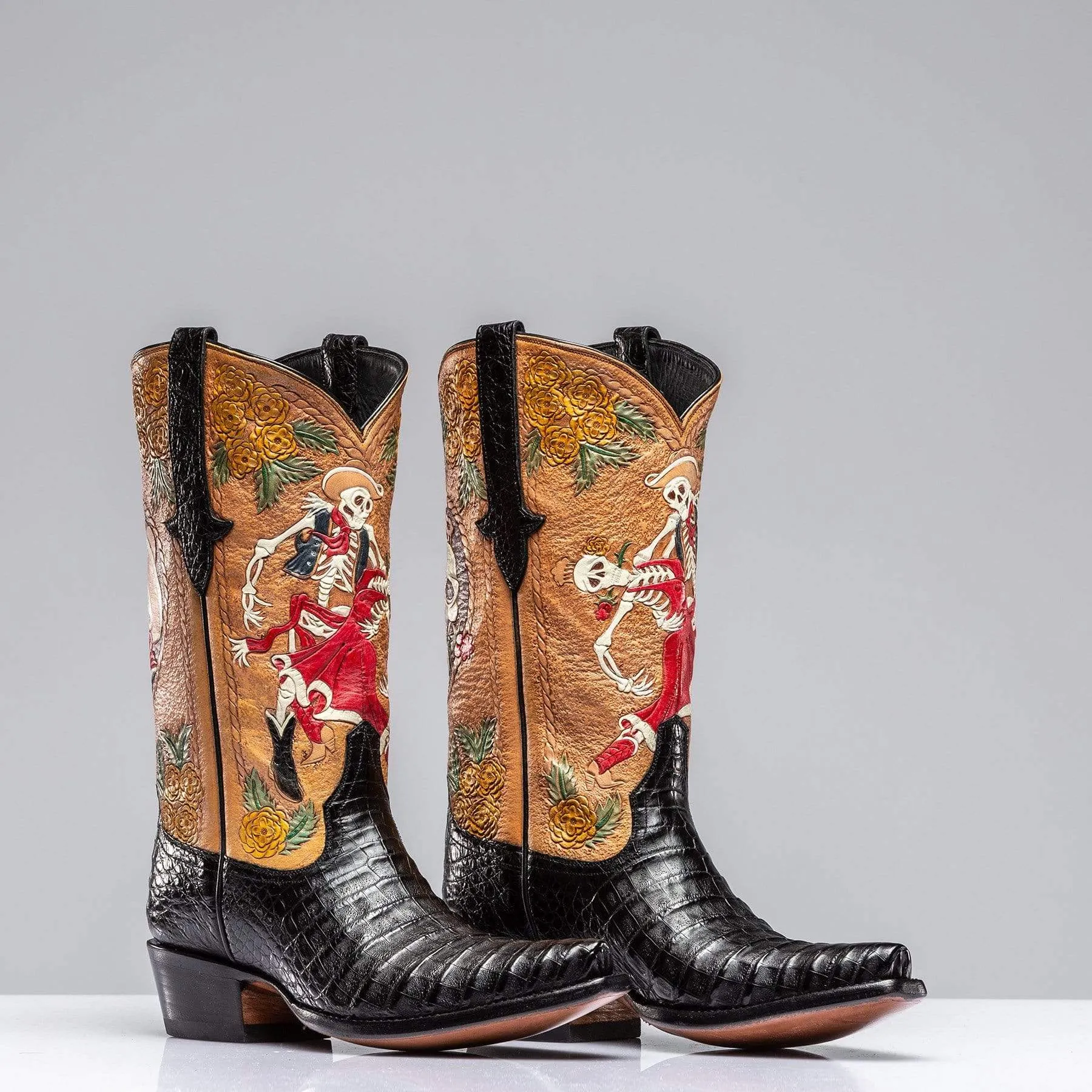 Dancing Skeleton Boots
