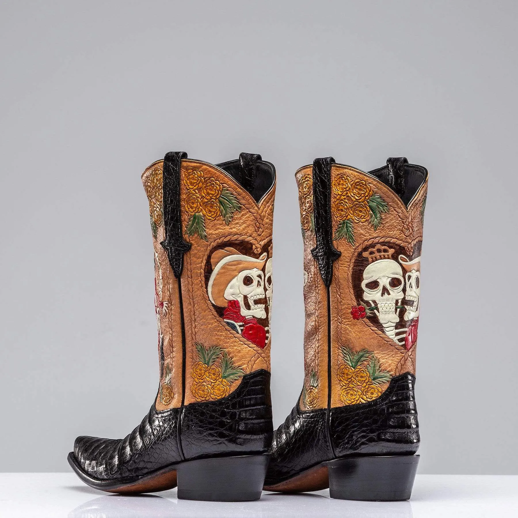 Dancing Skeleton Boots