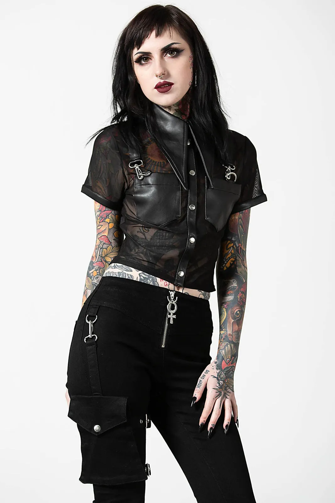 Dark Halo Crop Shirt