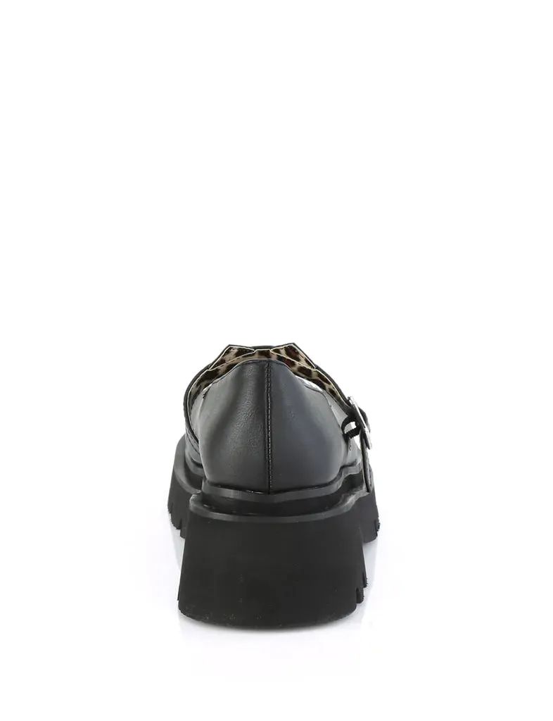 DEMONIA RENEGADE-56 - BLACK VEGAN LEATHER ✰ PRE ORDER ✰