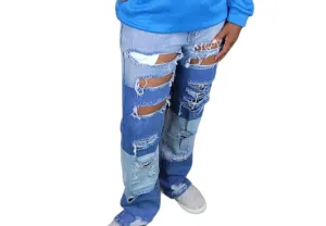 Denim Colorblock Jeans