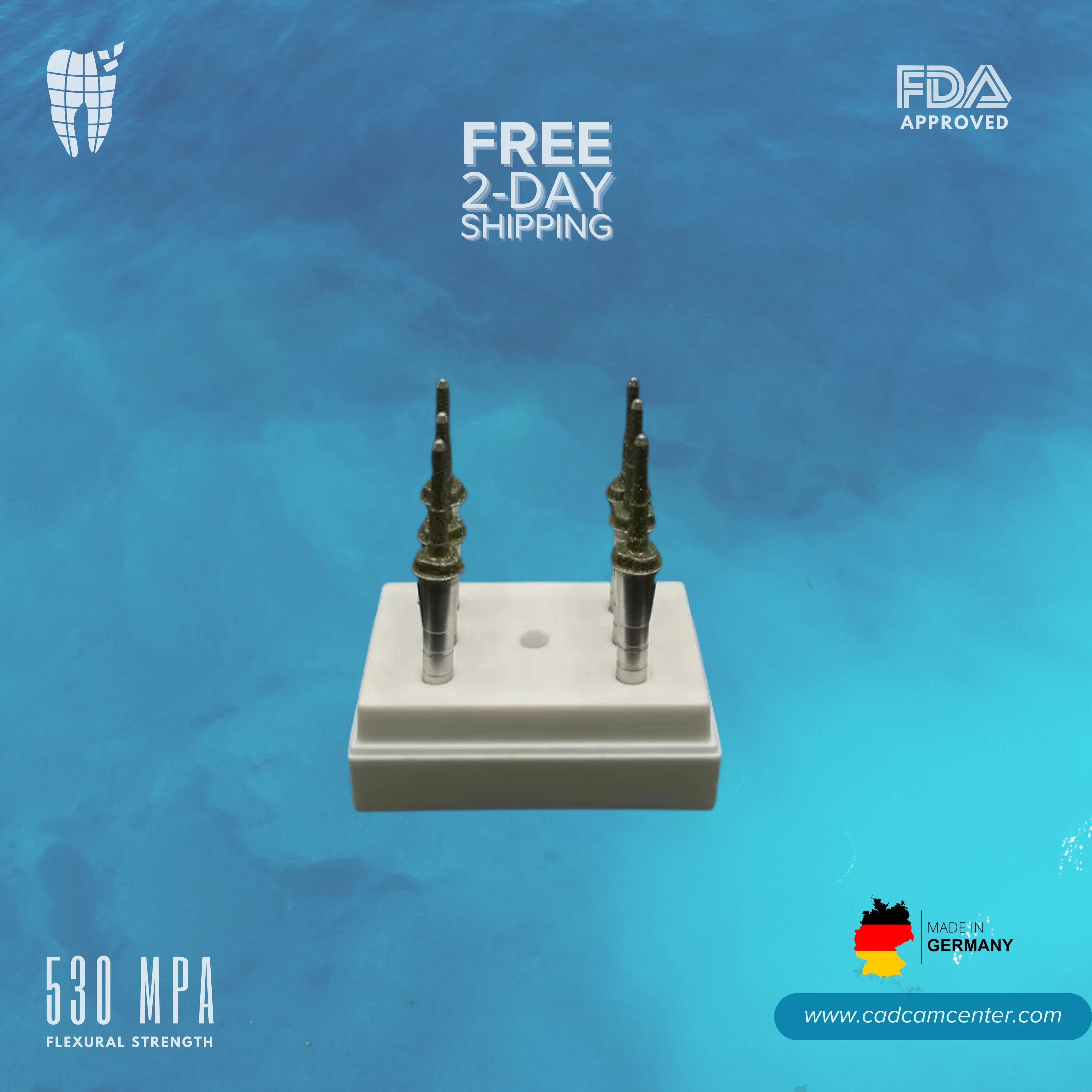 Dentsply Sirona CEREC® MCXL Cylinder Pointed Bur #12S - $299.00