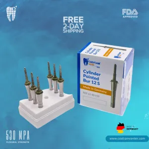 Dentsply Sirona CEREC® MCXL Cylinder Pointed Bur #12S - $299.00