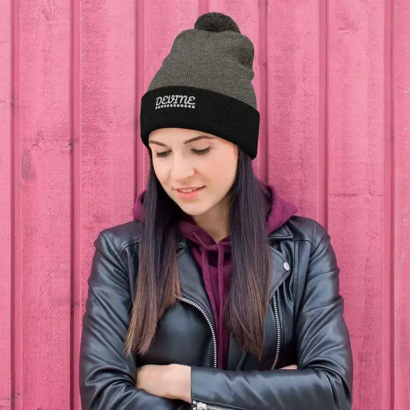 Devine Pom-Pom Beanie
