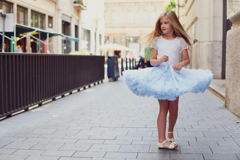 DOLLY Alice in Wonderland Pettiskirt Light Blue