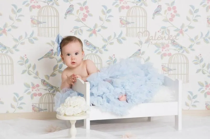 DOLLY Alice in Wonderland Pettiskirt Light Blue