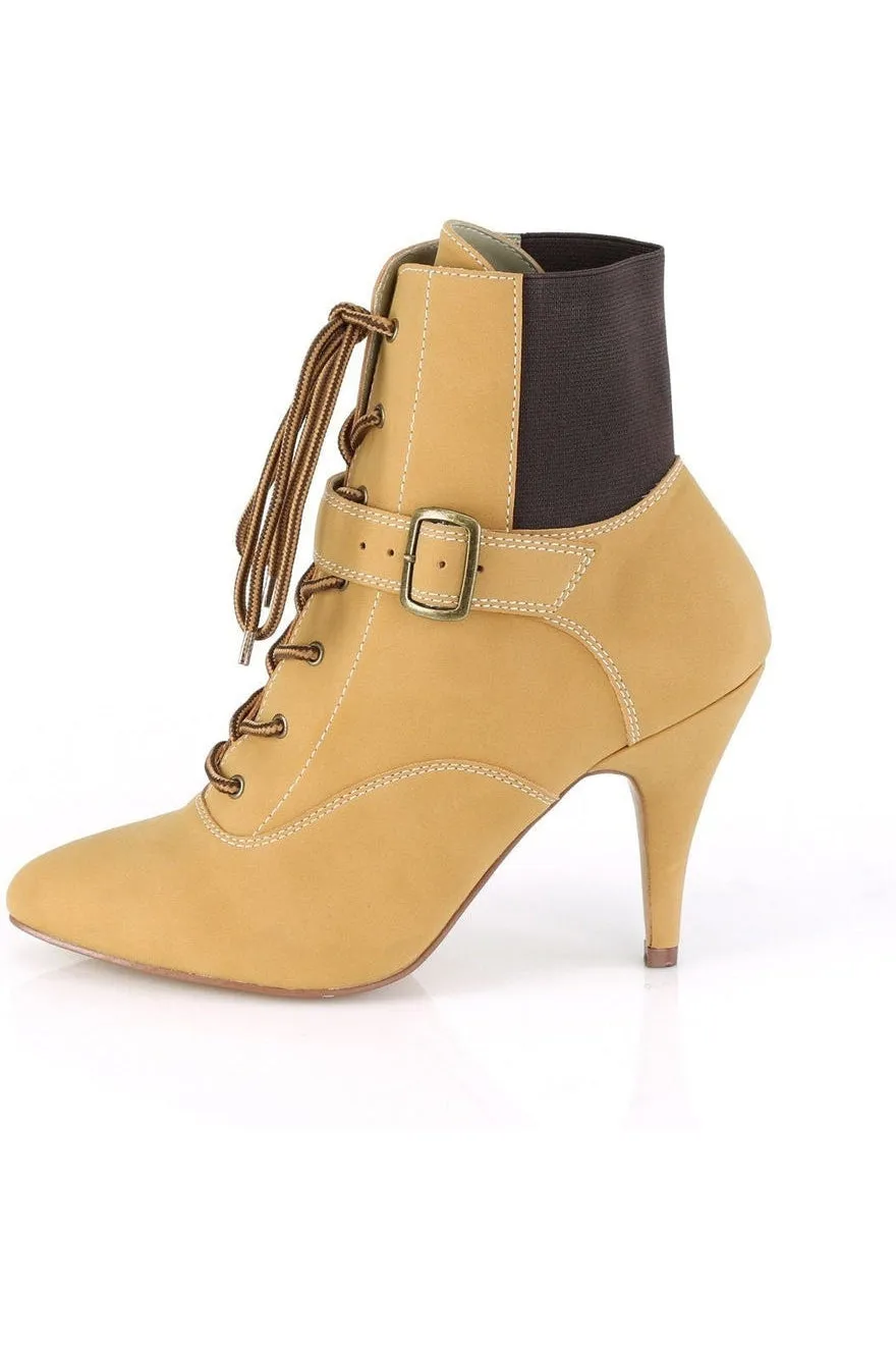 DREAM-1022 Ankle Boot | Black Faux Leather